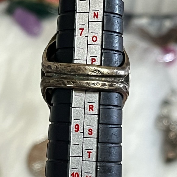 Vintage Sterling Brown Naturistic Ring - Picture 11 of 15